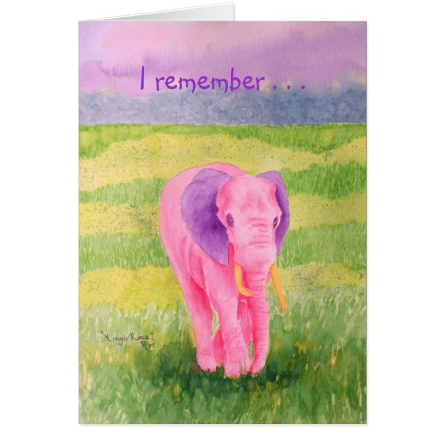 Mingoは私覚えています…カードを上がりました (正面)