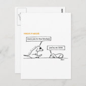 Mingus & Maggie >>レース ポストカード (正面/裏面)