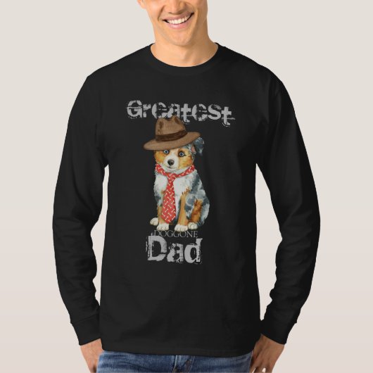 MIniアメリカンシェパードパパ Tシャツ (正面)