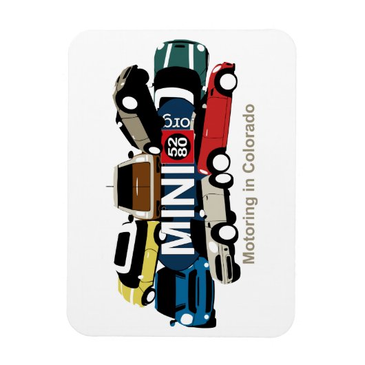 MINI5280 Motoring in Colorado マグネット (縦)