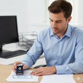 Mini パーソナライズされた 1.4x0.4ありがとうございます セルフインキングスタンプ