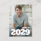 MINI 3.5インチX 2.5インチ写真の卒業式への招待 エンクロージャーカード (正面)