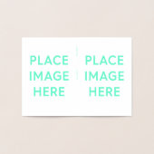 Mini（3.5x5インチ）フォイルカード 箔カード (内部)