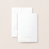 Mini（3.5x5インチ）フォイルカード 箔カード (裏面封筒付き)