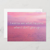 Mini Art Priのやる気を起こさせる様子 ポストカード (正面/裏面)