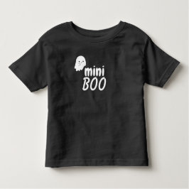 Mini BOO Cute Ghost Halloween Family Matching トドラーTシャツ