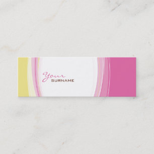 MINI BUSINESS CARD ::曲線5 スキニー名刺