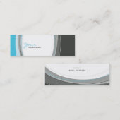 MINI BUSINESS CARD ::曲線9 スキニー名刺 (正面/裏面)