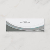 MINI BUSINESS CARD ::曲線9 スキニー名刺 (裏面)