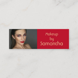  Mini Business Card for Makeup Artist スキニー名刺