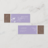 MINI BUSINESS CARD :: Version 5 スキニー名刺 (正面/裏面)