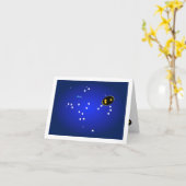 Mini carte de Lucky Stars pour le 6 Avril カード (黄色い花)