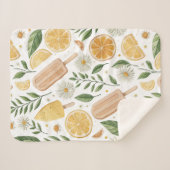 Mini Citrus Popsicle Sherpa Blanket – Small シェルパブランケット (正面(横))