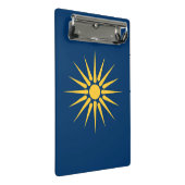 Mini clipboard with flag of Macedonia, Greece ミニクリップボード (アングル)