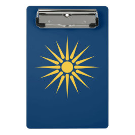 Mini clipboard with flag of Macedonia, Greece ミニクリップボード