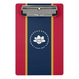 Mini clipboard with flag of Mississippi, USA ミニクリップボード