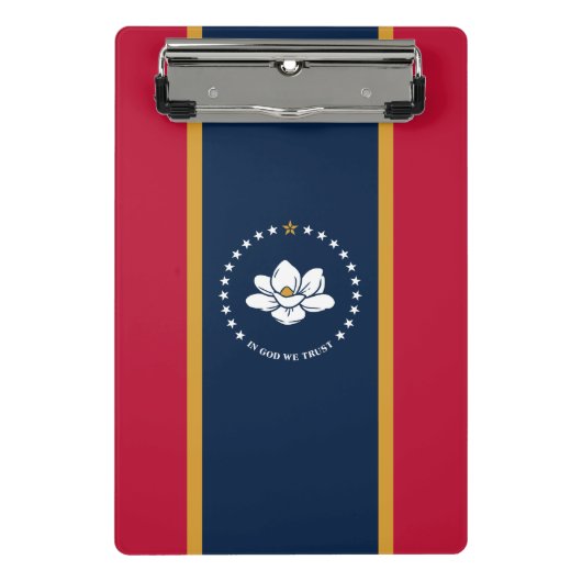 Mini clipboard with flag of Mississippi, USA ミニクリップボード (正面)