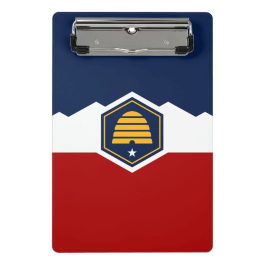 Mini clipboard with new flag of Utah, USA ミニクリップボード (正面)