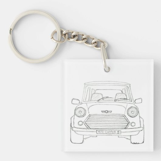 Mini Cooper キーホルダー (正面)