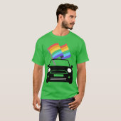 MINI Cooper Pride Version 1 おもしろデザイン Tシャツ (正面フル)