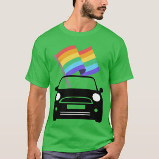 MINI Cooper Pride Version 1 おもしろデザイン Tシャツ