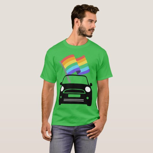 MINI Cooper Pride Version 1 funny Tシャツ (正面フル)