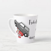 Mini Cooper Weihnachten Tasse カフェラテマグ (左アングル)