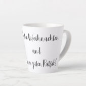 Mini Cooper Weihnachten Tasse カフェラテマグ (右アングル)