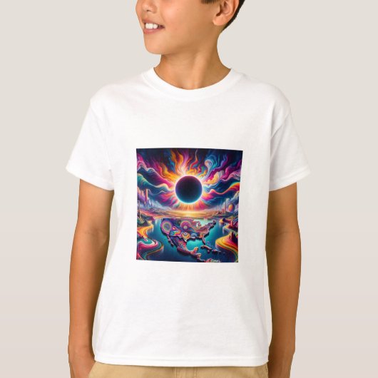 Mini Cosmic Explorer:キッズティー Tシャツ (正面)