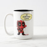 Mini Deadpool Survivor ツートーンマグカップ<br><div class="desc">Check out mini Deadpool waving his arm after surviving a seemingly brutal attack!</div>