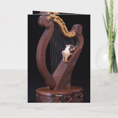 Mini Explorer Harp Greeting Card カード (裏面)