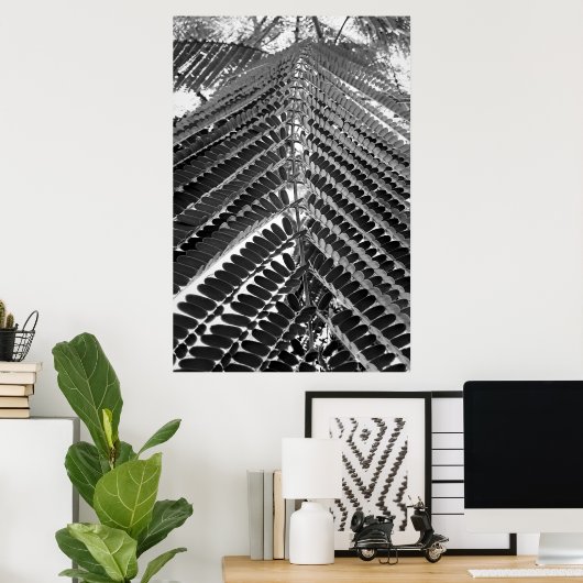 mini folhas - P&B ポスター (ホームオフィス)