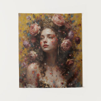Mini Golden Bloom Tapestry – Wall Art タペストリー