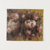 Mini Golden Bloom Tapestry – Wall Art タペストリー (正面(横))