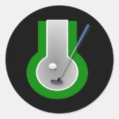 Mini Golf Game ラウンドシール (正面)