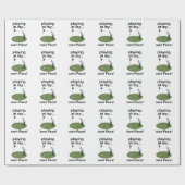 Mini Golf Minigolf Playing At My Own Pace Golfer ラッピングペーパー (フラット)