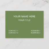 Mini Golf Minigolf Playing At My Own Pace Golfer 名刺 (裏面)