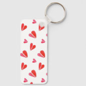 MINI HEARTS Aluminum Rectangle Keychain キーホルダー (裏面)