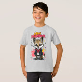 Mini Maverick Cool Rebel Coyote Playground Punk  Tシャツ (正面フル)