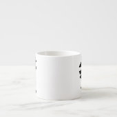 Mini Mug Expresso Art Abstrait Dual Face エスプレッソカップ (正面)