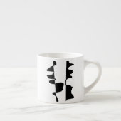 Mini Mug Expresso Art Abstrait Dual Face エスプレッソカップ (右)
