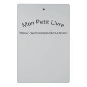 Mini Prancheta Meow da Mon Petit Livre ミニクリップボード (裏面)