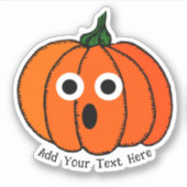 Mini Pumpkin Halloween シール (正面)