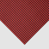 Mini Red and Black Buffalo Check Gingham Pattern 薄葉紙 (詳細)