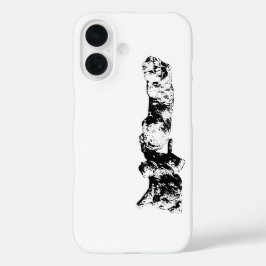Mini Schnauzer Duo – Monochrome Art Phone Case iPhone 16ケース