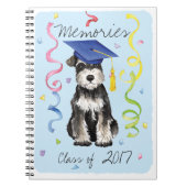 Mini Schnauzer Graduate ノートブック (正面)