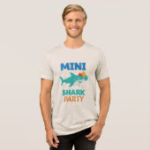 MINI SHARK PARTY トライブレンドＴシャツ (正面全面)