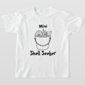 Mini Shell Seeker – Child's Shelling T-Shirt Tシャツ (レイダウン)