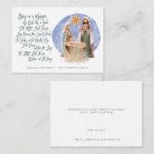 MINI SIZE出生シーン遠くにインアマンガーホリデー ノートカード (正面/裏面)