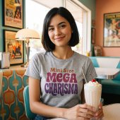 Mini Size Mega Charisma Funny Women’s T-Shirt Tシャツ